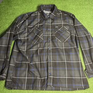 Dixxon Flannel Company Cycle Gear Men's XXL Plaid Long Sleeve Button Up Shirt